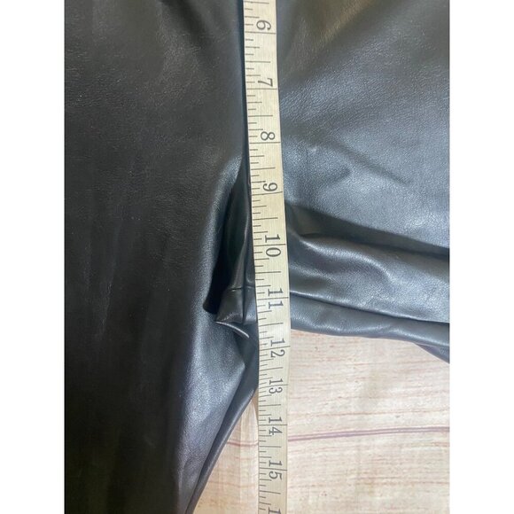 Assets By Spanx Women's Black Stretch Faux Leather Pants - Large - Picture 7 of 10